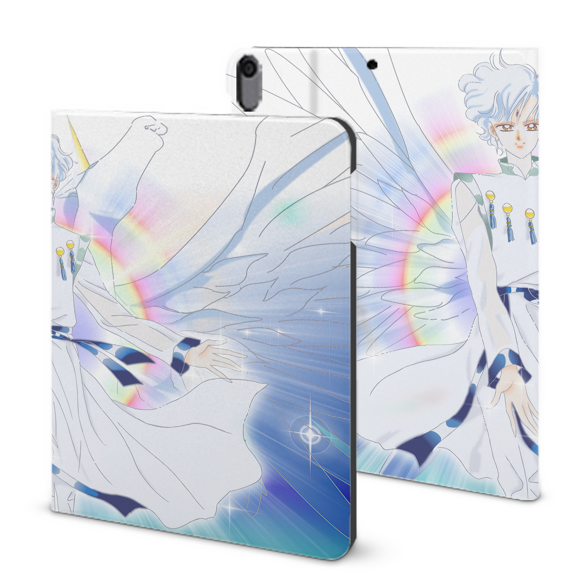 （画像用） 美少女戦士セーラームーン Sailor Moon IPad ケース ブック型 PUレザー TPU 耐衝撃 軽量 薄型 ペン収納なし 全面保護 IPad 各モデル対応